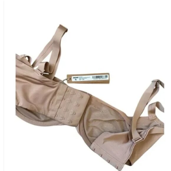 NEW Skims No Show Unlined Balconette Bra Clay 34DDD 34F Tan Sheer - Picture 9 of 9